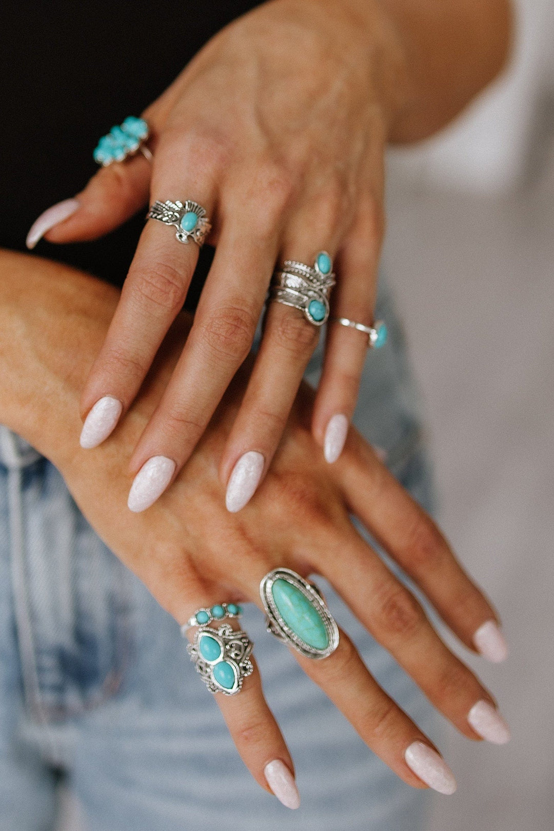 Piece Western Turquoise Ring Set – Liam Company