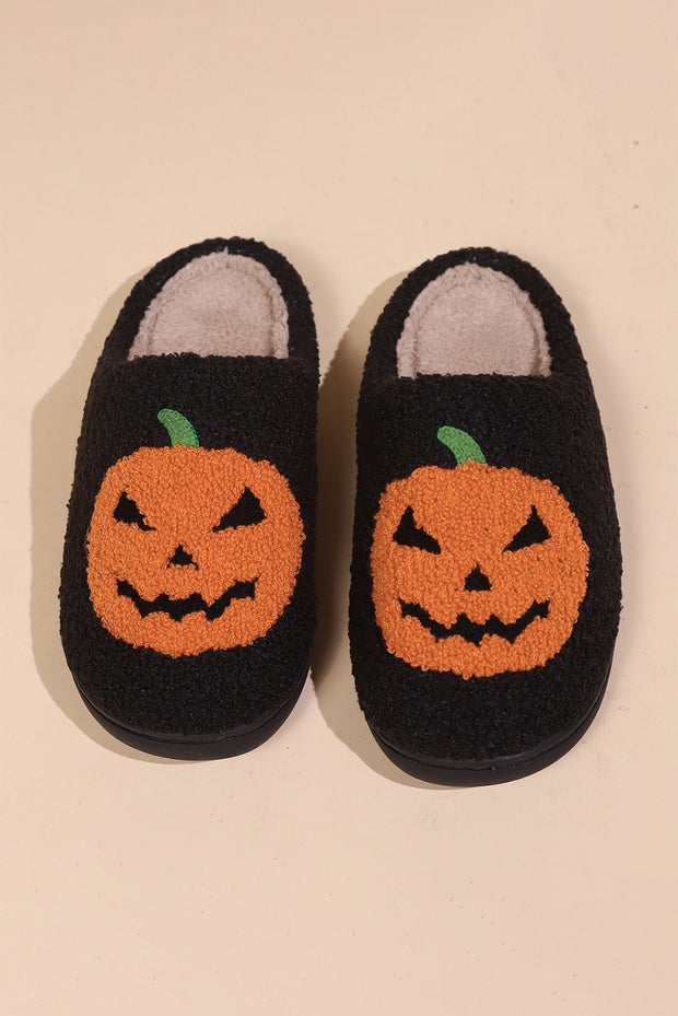 Pumpkin Plush Slippers