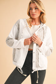 Felisha Quilted Patchwork Hooded Jacket | S-XL | PRE ORDER