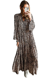 Christy Leopard Print Maxi Dress | S-XL | PRE ORDER