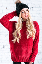 Elli Chenille Boyfriend Sweater | S-XL