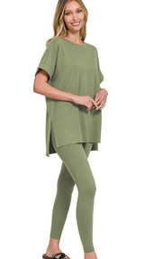 Kammie Microfiber Loungewear Set | S-XL