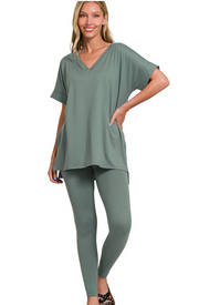 Evalee Microfiber Loungewear Set | S-3XL