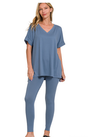 Evalee Microfiber Loungewear Set | S-3XL