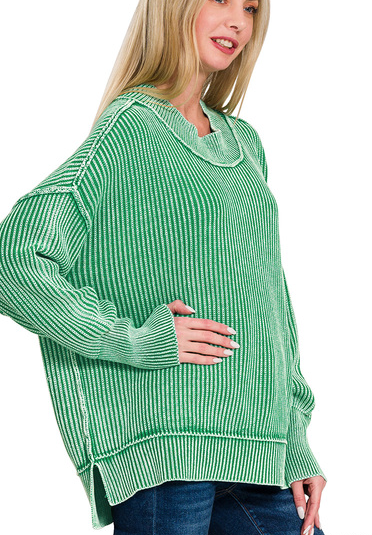 Bailee Oversized Ribbed Sweater | S-XL