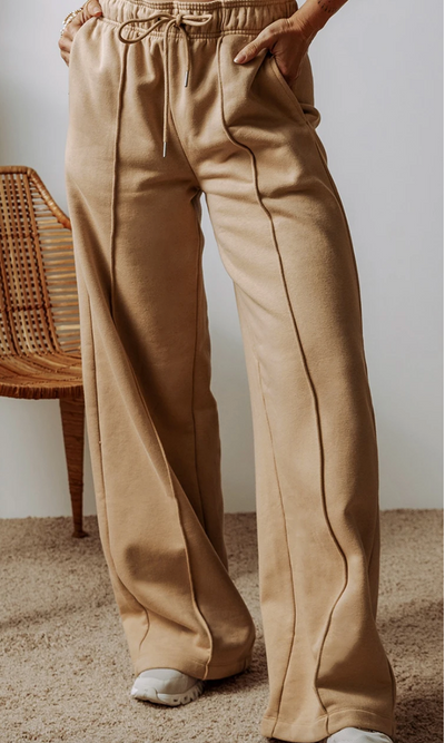 Addy Drawstring Wide Leg Pants | S-XL