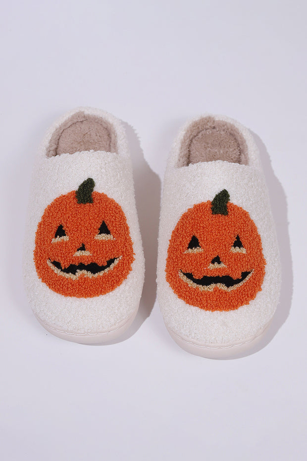 Pumpkin Plush Slippers