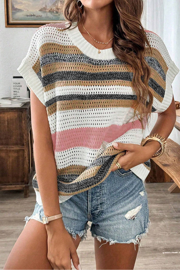 Trinity Short Sleeve Knit Top | S-XL