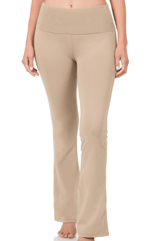 Abbie Fold Over Yoga Pants