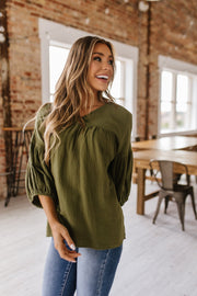 Adalee Casual V-Neck Tunic | S-XL