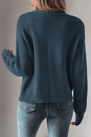 Adam Hollow Knit Cardigan | S-2XL