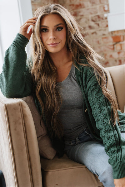 Adam Hollow Knit Cardigan | DROPSHIP