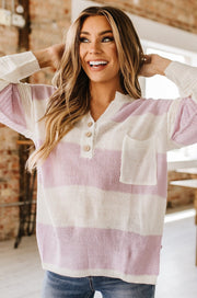 Aila Striped Knit Sweater S-XL