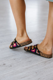 Aimee Crochet Buckle Sandal