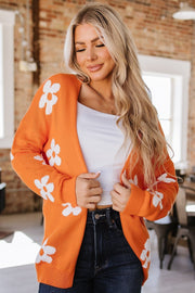 Alana Flower Drop Shoulder Cardigan | S-XL | PRE ORDER