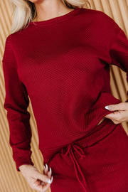 Alex Textured Long Sleeve Set