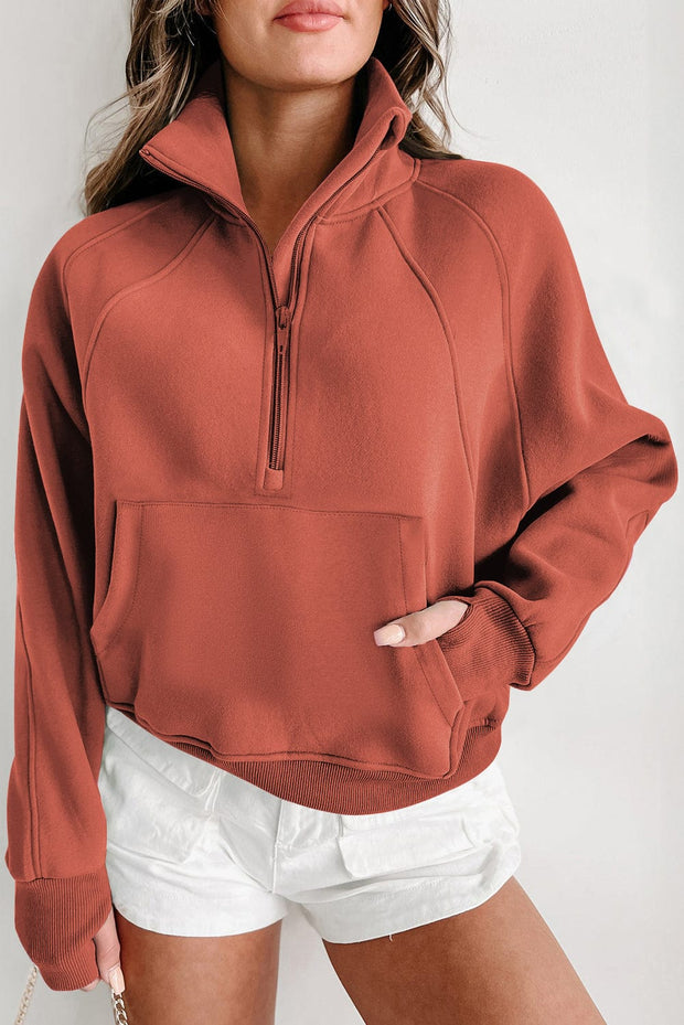 Alexa Ribbed Thumbhole Sweatshirt | S-3XL | PRE ORDER