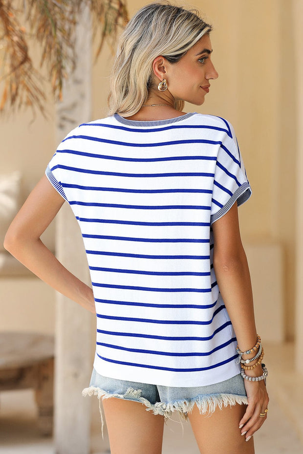 Alia Stripe Knitted Tunic | S-XL