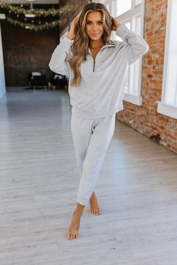 Alison Half Zip Loungewear Set | Size 2XL