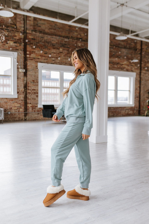 Alison Half Zip Loungewear Set | S-XL