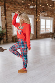 All Is Bright Christmas Pajama Set | S-XL