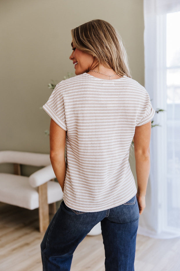 Amaris Knit Henley Top