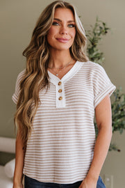 Amaris Knit Henley Top