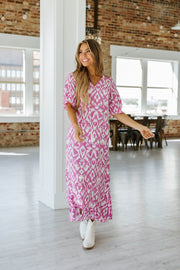 Andie Geometric Maxi Dress | S-XL