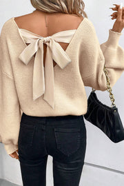 Annalise Lantern Sleeve Bow Knot Sweater | S-XL | PRE ORDER