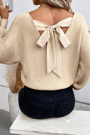 Annalise Lantern Sleeve Bow Knot Sweater | S-XL | PRE ORDER