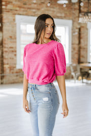 Annie Brushed Puff Sleeve Top