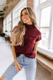 Apollo Knit Short Sleeve Sweater | DROPSHIP