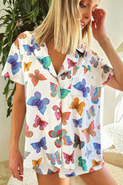 Aria Butterfly Print Pajama Set | S-XL