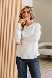 Ariadne Long Sleeve Henley Top