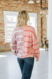 Arnie Striped Drop Shoulder Sweater