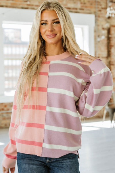 Arnie Striped Drop Shoulder Sweater