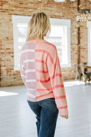 Arnie Striped Drop Shoulder Sweater | S-2XL