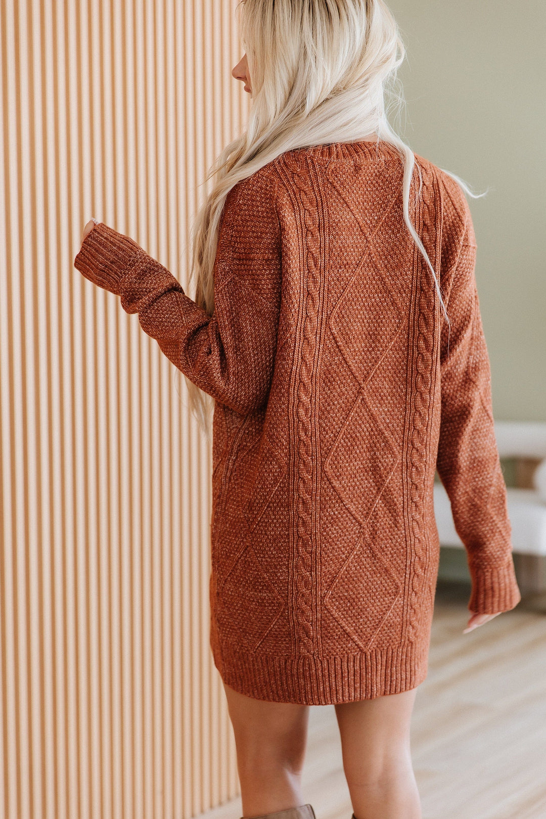 SALE - Ashley Cable Knit Sweater Dress Liam & Company SALE - Ashley Cable Knit Sweater Dress Liam & Company