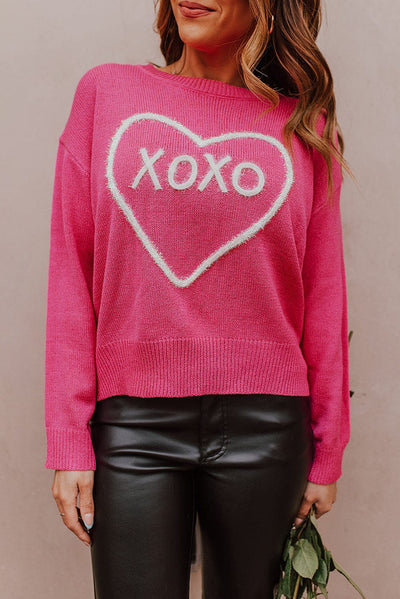 Ashley Heart Knitted Sweater | S-XL | PRE ORDER