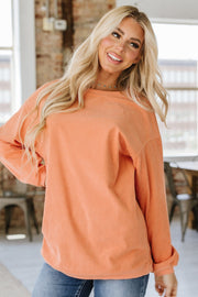 Asia Ribbed Oversized Sweatshirt | DROPSHIP