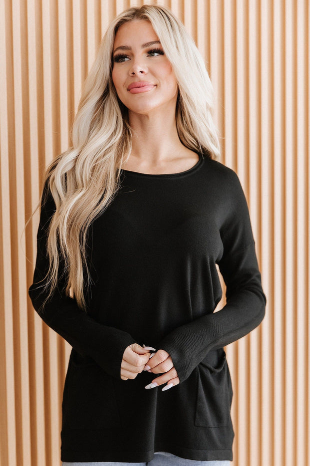 Aubrie Oversized Pocket Sweater