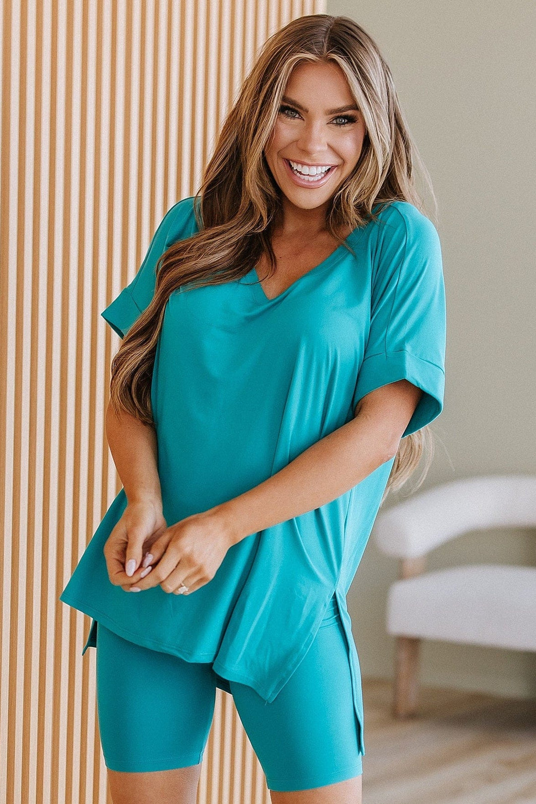 Aubriee Oversized Biker Short Set | Biker Short Set | Oversized