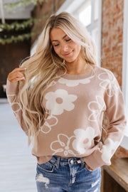 Austin Floral Print Sweater | S-XL