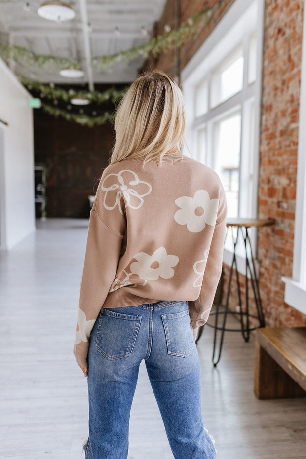 SALE - Austin Floral Print Sweater | Size XL