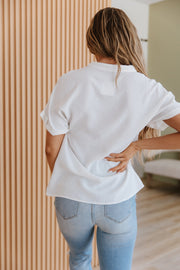 Aven Notched Neck Blouse