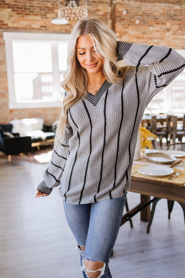 Ayden V-Neck Loose Sweater
