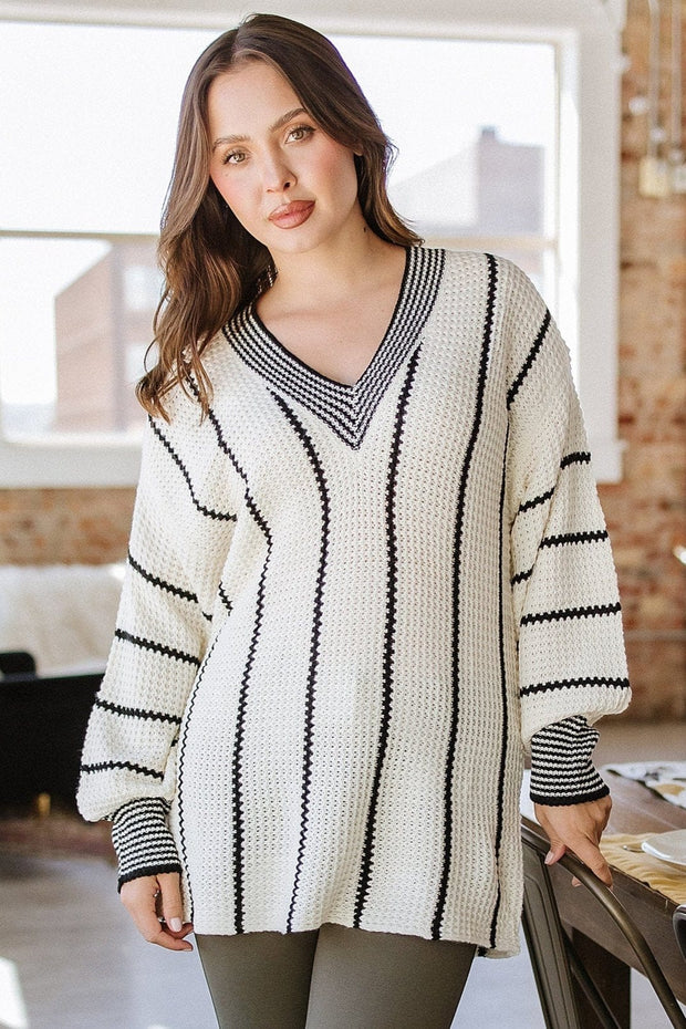 Ayden V-Neck Loose Sweater