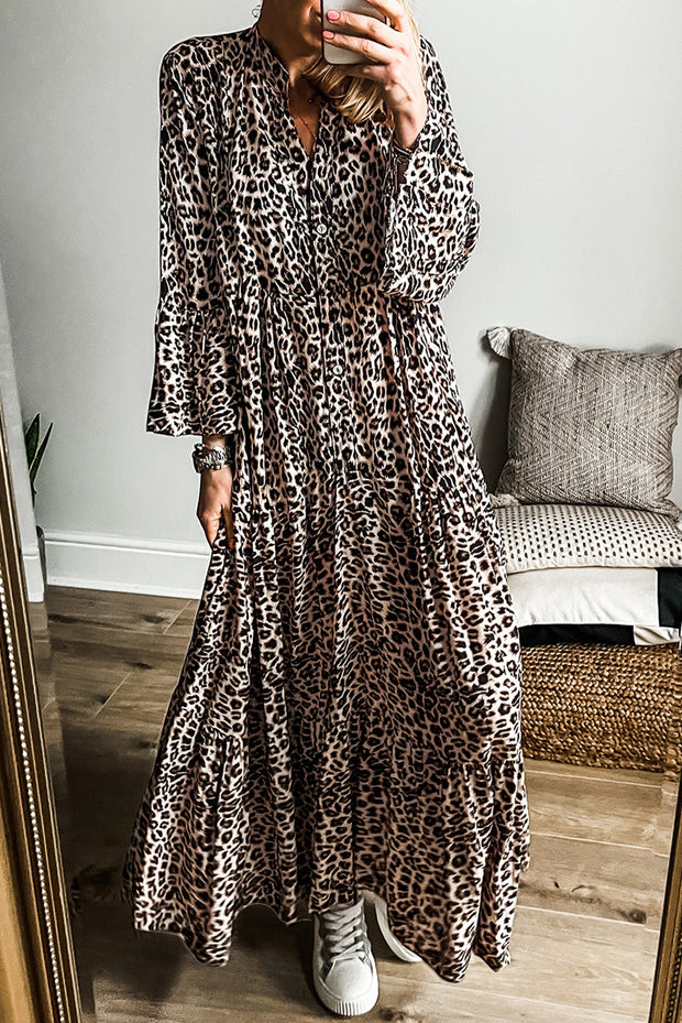 Christy Leopard Print Maxi Dress | S-XL | PRE ORDER