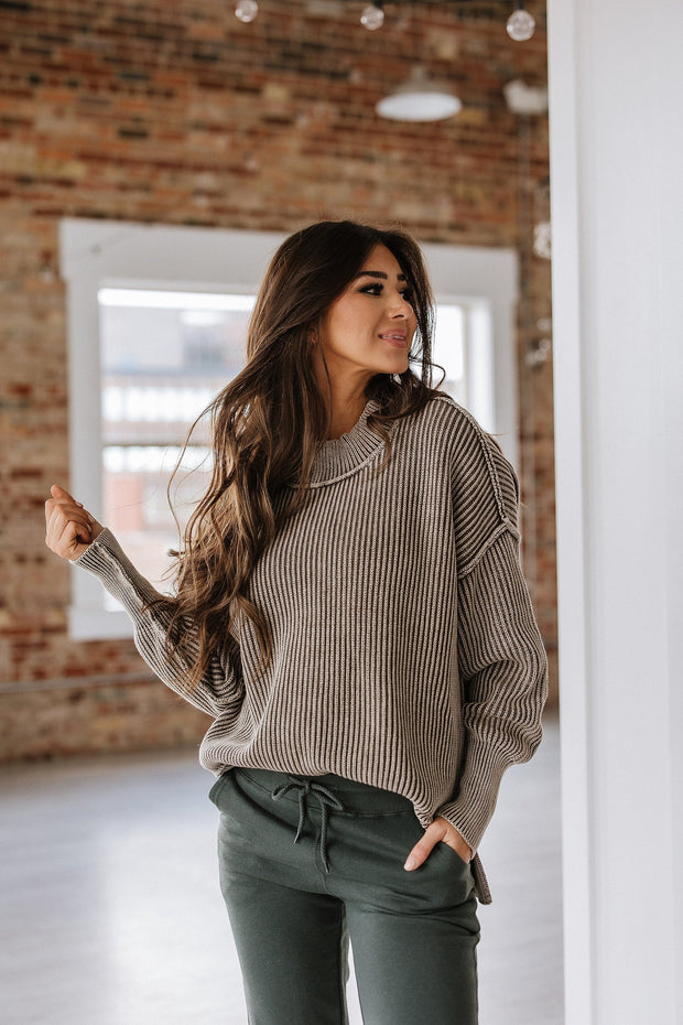 Bailee Oversized Ribbed Sweater