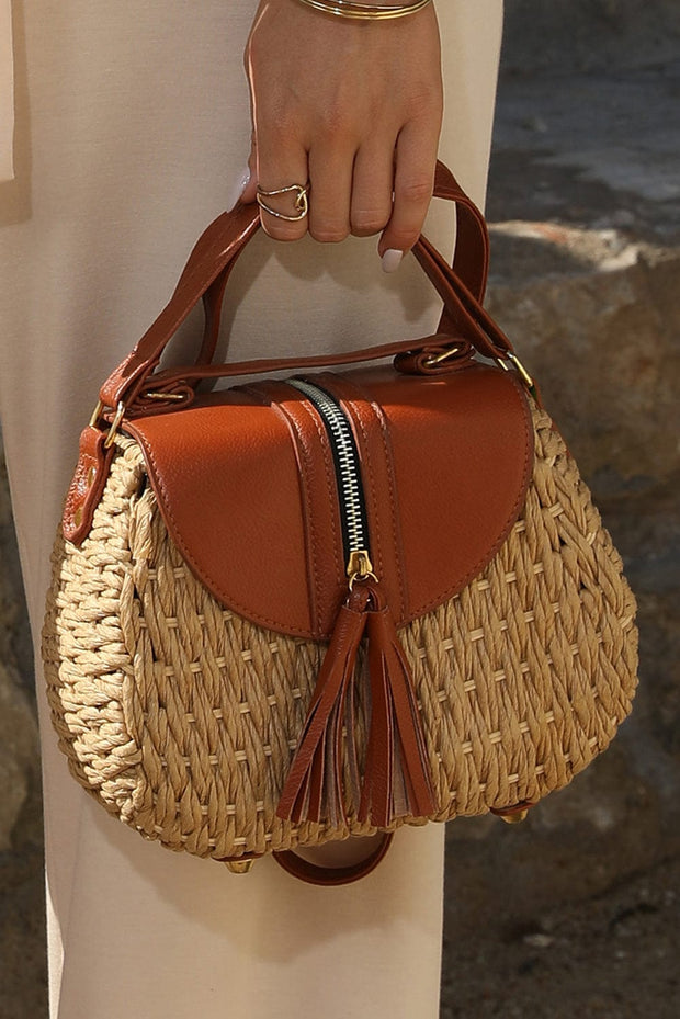 Bamboo Woven Hand Bag